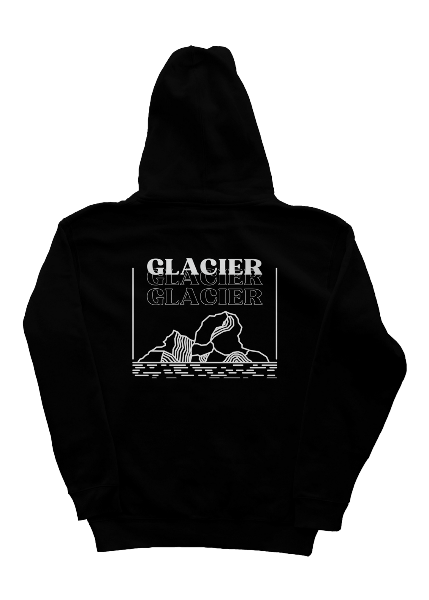 Heavyweight Pullover Hoodie Back Iceberg