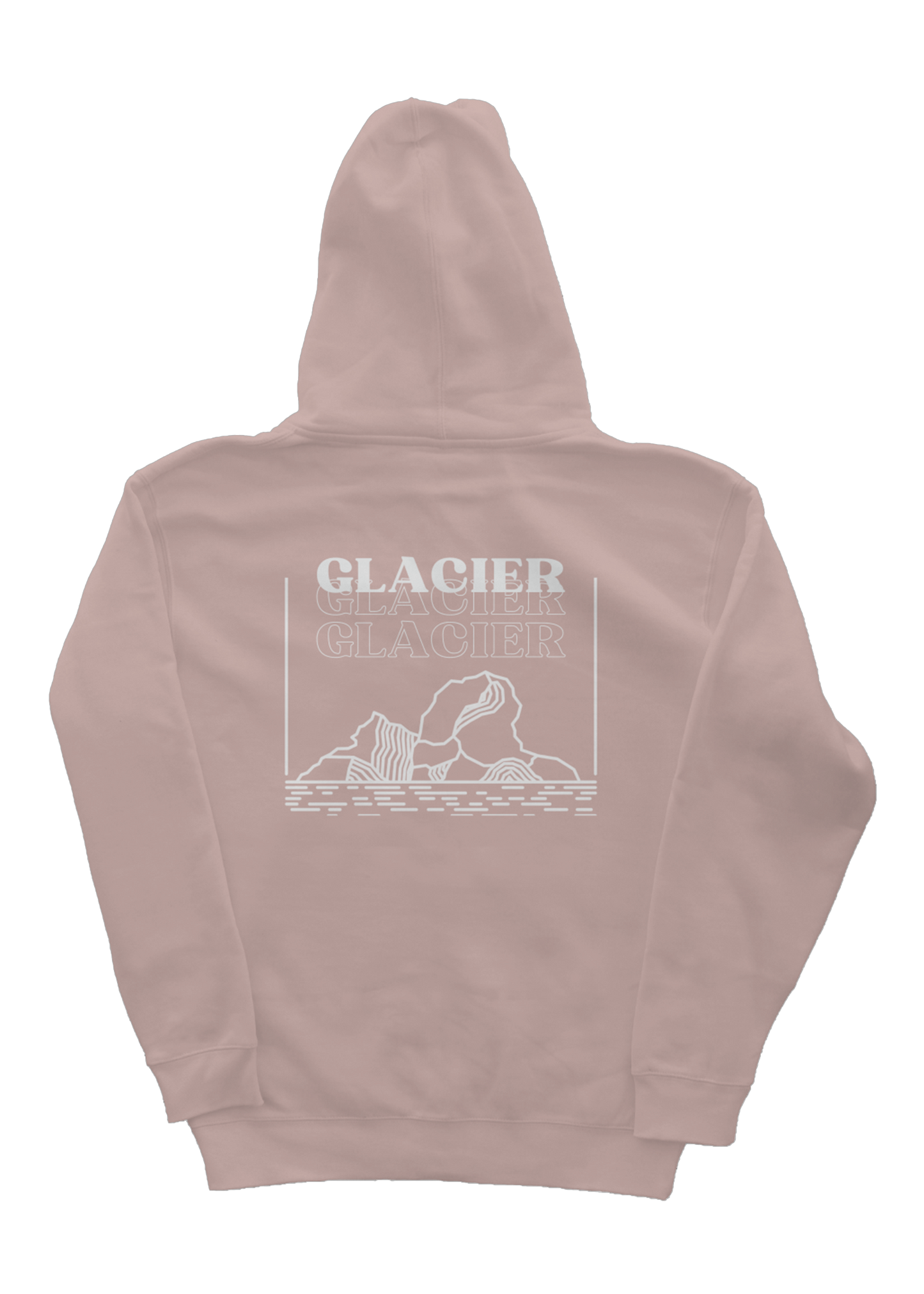 Heavyweight Pullover Hoodie Back Iceberg